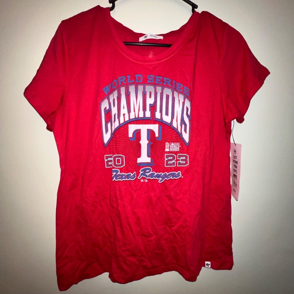 2023 Texas Rangers World Series Champions T-Shirt Womens, Medium